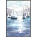 Picture of Blue Mountain Lake   _GroupedProduct_Rectangle_Portrait_Canvas_Framed_