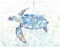 Picture of Sea Turtle I  _GroupedProduct_Rectangle_Landscape_Unframed_Print_Only_