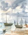 Picture of Boats Landing ll _GroupedProduct_Rectangle_Portrait_Unframed_Print_Only_