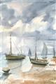 Picture of Boats Landing ll _GroupedProduct_Rectangle_Portrait_Unframed_Print_Only_