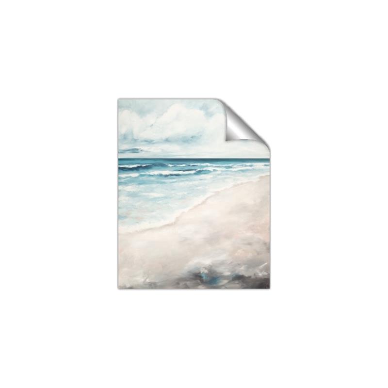 Picture of Sandy Teal Beach _GroupedProduct_Rectangle_Portrait_Unframed_Print_Only_