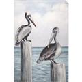 Picture of Observing Pelicans _GroupedProduct_Rectangle_Portrait_Unframed_Print_Only_