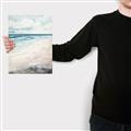 Picture of Sandy Teal Beach _GroupedProduct_Rectangle_Portrait_Canvas_