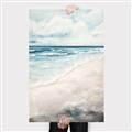 Picture of Sandy Teal Beach _GroupedProduct_Rectangle_Portrait_Canvas_