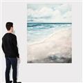 Picture of Sandy Teal Beach _GroupedProduct_Rectangle_Portrait_Canvas_