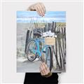 Picture of Blue Bicycle _GroupedProduct_Rectangle_Portrait_Canvas_