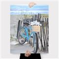 Picture of Blue Bicycle _GroupedProduct_Rectangle_Portrait_Canvas_