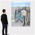 Picture of Blue Bicycle _GroupedProduct_Rectangle_Portrait_Canvas_