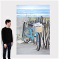 Picture of Blue Bicycle _GroupedProduct_Rectangle_Portrait_Canvas_