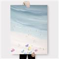 Picture of Beach Umbrellas II  _GroupedProduct_Rectangle_Portrait_Canvas_