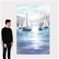 Picture of Blue Mountain Lake   _GroupedProduct_Rectangle_Portrait_Canvas_