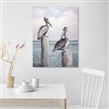 Picture of Observing Pelicans _GroupedProduct_Rectangle_Portrait_Canvas_
