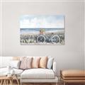 Picture of Basket with Sunflower _GroupedProduct_Rectangle_Landscape_Canvas_