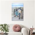 Picture of Blue Bicycle _GroupedProduct_Rectangle_Portrait_Canvas_