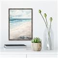 Picture of Sandy Teal Beach _GroupedProduct_Rectangle_Portrait_Canvas_Framed_