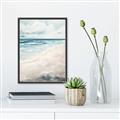 Picture of Sandy Teal Beach _GroupedProduct_Rectangle_Portrait_Canvas_Framed_