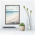 Picture of Sandy Teal Beach _GroupedProduct_Rectangle_Portrait_Canvas_Framed_