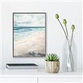 Picture of Sandy Teal Beach _GroupedProduct_Rectangle_Portrait_Canvas_Framed_