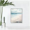 Picture of Sandy Teal Beach _GroupedProduct_Rectangle_Portrait_Canvas_Framed_