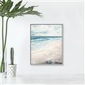 Picture of Sandy Teal Beach _GroupedProduct_Rectangle_Portrait_Canvas_Framed_