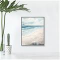 Picture of Sandy Teal Beach _GroupedProduct_Rectangle_Portrait_Canvas_Framed_