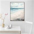 Picture of Sandy Teal Beach _GroupedProduct_Rectangle_Portrait_Canvas_Framed_