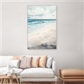 Picture of Sandy Teal Beach _GroupedProduct_Rectangle_Portrait_Canvas_Framed_