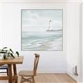 Picture of Light house near water _GroupedProduct_Square_Canvas_Framed_
