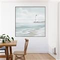 Picture of Light house near water _GroupedProduct_Square_Canvas_Framed_