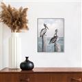 Picture of Observing Pelicans _GroupedProduct_Rectangle_Portrait_Canvas_Framed_