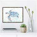 Picture of Sea Turtle I  _GroupedProduct_Rectangle_Landscape_Canvas_Framed_