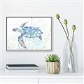 Picture of Sea Turtle I  _GroupedProduct_Rectangle_Landscape_Canvas_Framed_