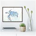Picture of Sea Turtle I  _GroupedProduct_Rectangle_Landscape_Canvas_Framed_