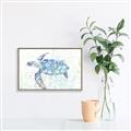 Picture of Sea Turtle I  _GroupedProduct_Rectangle_Landscape_Canvas_Framed_