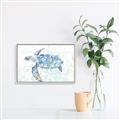 Picture of Sea Turtle I  _GroupedProduct_Rectangle_Landscape_Canvas_Framed_