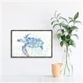 Picture of Sea Turtle I  _GroupedProduct_Rectangle_Landscape_Canvas_Framed_
