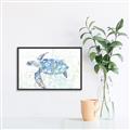 Picture of Sea Turtle I  _GroupedProduct_Rectangle_Landscape_Canvas_Framed_