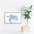 Picture of Sea Turtle I  _GroupedProduct_Rectangle_Landscape_Canvas_Framed_