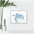 Picture of Sea Turtle I  _GroupedProduct_Rectangle_Landscape_Canvas_Framed_