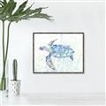 Picture of Sea Turtle I  _GroupedProduct_Rectangle_Landscape_Canvas_Framed_