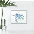 Picture of Sea Turtle I  _GroupedProduct_Rectangle_Landscape_Canvas_Framed_