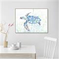 Picture of Sea Turtle I  _GroupedProduct_Rectangle_Landscape_Canvas_Framed_