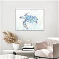 Picture of Sea Turtle I  _GroupedProduct_Rectangle_Landscape_Canvas_Framed_