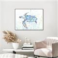 Picture of Sea Turtle I  _GroupedProduct_Rectangle_Landscape_Canvas_Framed_