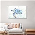 Picture of Sea Turtle I  _GroupedProduct_Rectangle_Landscape_Canvas_Framed_