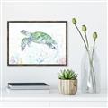 Picture of Sea Turtle II  _GroupedProduct_Rectangle_Landscape_Canvas_Framed_