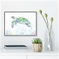 Picture of Sea Turtle II  _GroupedProduct_Rectangle_Landscape_Canvas_Framed_