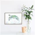 Picture of Sea Turtle II  _GroupedProduct_Rectangle_Landscape_Canvas_Framed_