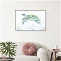 Picture of Sea Turtle II  _GroupedProduct_Rectangle_Landscape_Canvas_Framed_