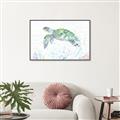 Picture of Sea Turtle II  _GroupedProduct_Rectangle_Landscape_Canvas_Framed_